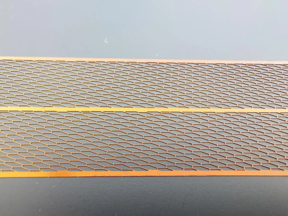 Etching Dense Charging Network Plate Grid for Photocopier